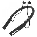 IMPECCA EBN-500BT Bluetooth Leather Neckband Stereo Earphone by DailySale