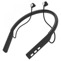 IMPECCA EBN-500BT Bluetooth Leather Neckband Stereo Earphone by DailySale