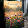 In Everything Give Thanks Faith Wall Sign by Tailored Canvases