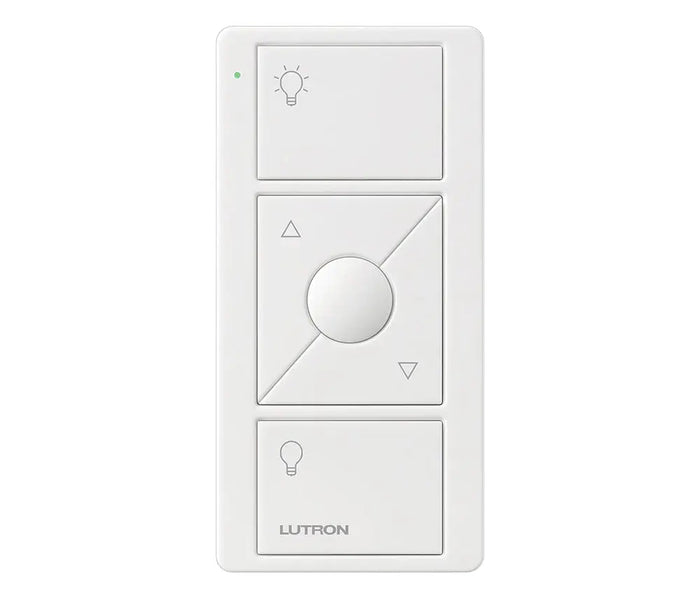 IN STOCK! Lutron PJ2-3BRL-GWH-L01 Pico 3-Button Raise/Lower Light Remote - (White | Gloss) by Silarius
