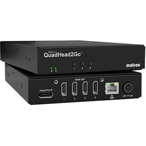 IN STOCK!! Matrox Q2G-DP4K QuadHead2Go Multi-Monitor Controller Appliance by Silarius