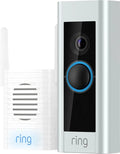 IN STOCK! Ring 8VR1X8-0ENB Video Doorbell Pro and Chime Pro Bundle - Satin Nickel by Silarius