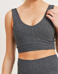 In The Air Sports Bra - H Grey by Boutique 23