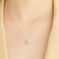 INALIS 925 Sterling Silver Pendant Dazzling 5A Clear Cubic Zirconia Romantic Necklaces by DailySale