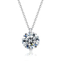 INALIS 925 Sterling Silver Pendant Dazzling 5A Clear Cubic Zirconia Romantic Necklaces by DailySale