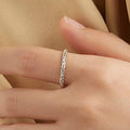INALIS 925 Sterling Silver Ring for Women and Men Engraved Pattern Anniversary Rings by DailySale