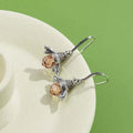 INALIS Bee Shaped 925 Sterling Silver Cubic Zirconia And Austria Crystal Earring by DailySale