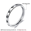 INALIS Cat Footprint 925 Sterling Silver Ring by DailySale