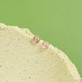 INALIS Fine Silver Stud Earrings Full Clear Cubic Zirconia Star Small Earring by DailySale