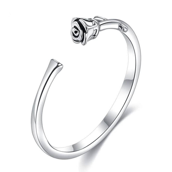 INALIS Rose Shape Adjustable Flower Ring by DailySale