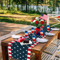 Independence Day 4th of July Table Runner Dresser Scarves by DailySale