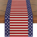 Independence Day Linen Burlap Table Bunting by DailySale
