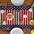 Independence Day Linen Burlap Table Bunting by DailySale
