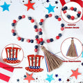 Independence Day Wooden Bead Wreath by DailySale