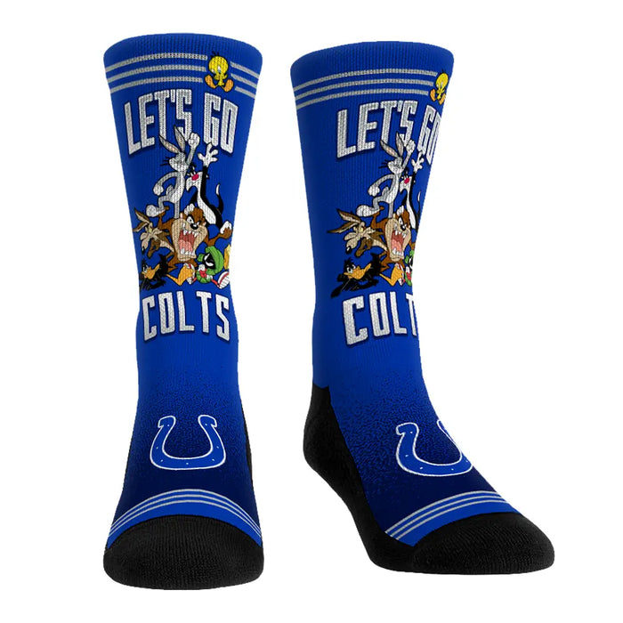 Indianapolis Colts - Looney Tunes - Team Pile Up by Rock 'Em Socks