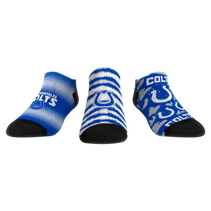 Indianapolis Colts - Low Cut - Make Some Noise (3-Pack) by Rock 'Em Socks