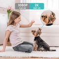 Indoor Camera, Cameras for Home Security with Night Vision (Refurbished) by DailySale