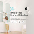 Indoor Camera, Cameras for Home Security with Night Vision (Refurbished) by DailySale