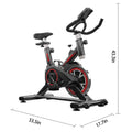 Indoor Cycling Stationary Bike Belt Drive with LCD Monitor by DailySale