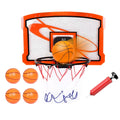 Indoor Mini Basketball Hoop Set with 4 Inflatable Balls Electric Audio Scorer by DailySale