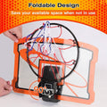 Indoor Mini Basketball Hoop Set with 4 Inflatable Balls Electric Audio Scorer by DailySale
