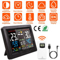 Indoor/Outdoor Thermometer Humidity Weather Forecast Temperature with Backlight by DailySale