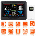 Indoor/Outdoor Thermometer Humidity Weather Forecast Temperature with Backlight by DailySale