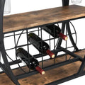 Industrial Bar Cart Kitchen Bar Service Cart by DailySale