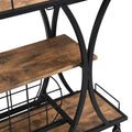 Industrial Bar Cart Kitchen Bar Service Cart by DailySale