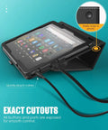 Indy Series Bi-Fold Folio Case - Amazon Fire HD 8 and Fire HD 8 Plus (2020-2024 release) by Zerodamage Sahara Case LLC