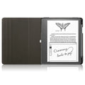 Indy Series Black Leather Bi-Fold Folio Case - reMarkable 2 by Zerodamage Sahara Case LLC