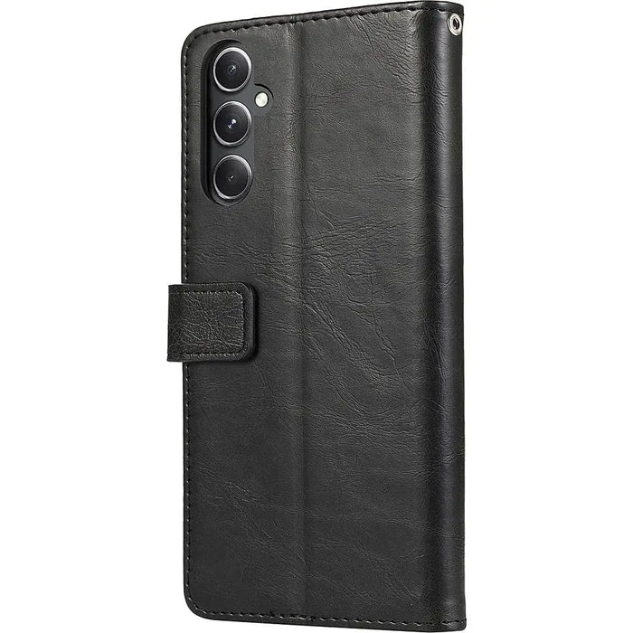 Indy Series Genuine Leather Wallet Case - Samsung Galaxy S23 FE by Zerodamage Sahara Case LLC