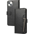 Indy Series Leather Wallet Case - iPhone 14 - CP00322 CP00323 by Zerodamage Sahara Case LLC