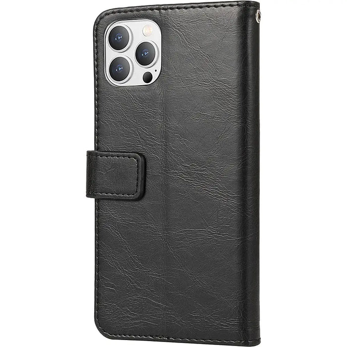 Indy Series Leather Wallet Case - iPhone 14 Pro - CP00354 CP00355 by Zerodamage Sahara Case LLC