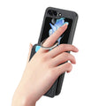 Indy Series Leather Wallet Case - Samsung Galaxy Z Flip6 by Zerodamage Sahara Case LLC