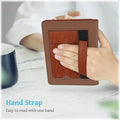 Indy Series Ornate Border Vegan Leather Folio Case - Amazon Kindle Paperwhite and Kindle Colorsoft by Zerodamage Sahara Case LLC