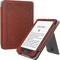 Indy Series Ornate Border Vegan Leather Folio Case - Amazon Kindle Paperwhite and Kindle Colorsoft by Zerodamage Sahara Case LLC