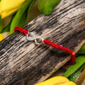 Infinite Prosperity - Eight-Strand Red String Bracelet by Conscious Items