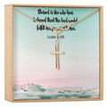 Infinity Cross Necklace by Dear Ava