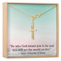 Infinity Cross Necklace by Dear Ava