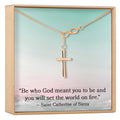 Infinity Cross Necklace by Dear Ava