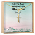 Infinity Cross Necklace by Dear Ava