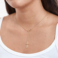 Infinity Cross Necklace by Dear Ava