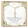 Infinity Cross Necklace