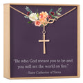 Infinity Cross Necklace by Dear Ava