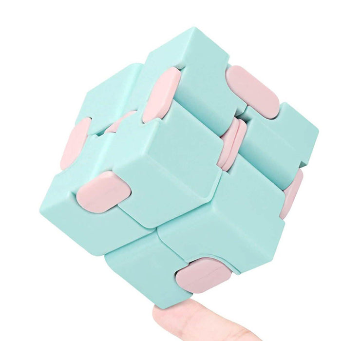 Infinity Cube Fidget Toy Stress Relieving Fidgeting Game by DailySale