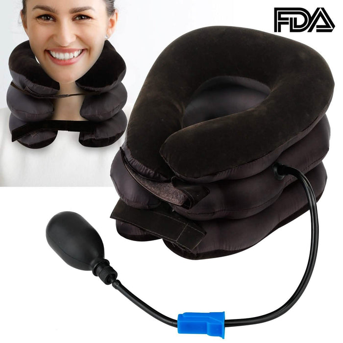Inflatable Cervical Neck Traction Pillow by DailySale