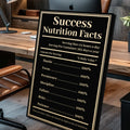 Ingredients For Success Motivational Wall Sign by Tailored Canvases