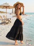 Raviya Womens Crochet Trim Pull-on Style Swimsuit Cover-up by Vanessa Jane
