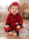 Carter's Baby Boys Hooded Fleece Jumpsuit by Vanessa Jane